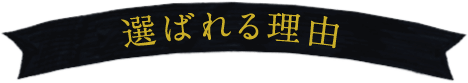 選ばれる理由